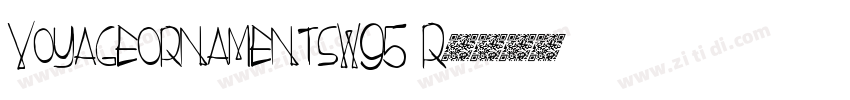 VoyageOrnamentsW95 R字体转换